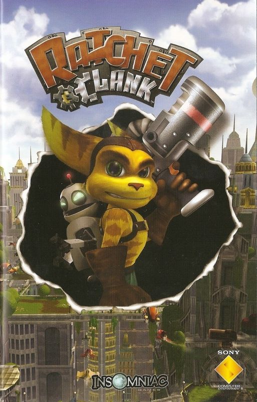 Manual for Ratchet & Clank (PlayStation 2): Front