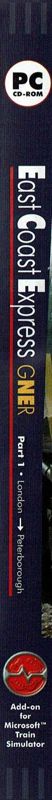 Spine/Sides for East Coast Express: Part 1 London - Peterborough (Windows): Reversible Covers - Spine