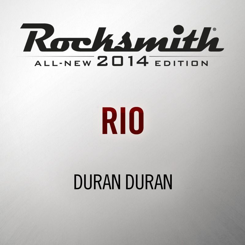 Front Cover for Rocksmith: All-new 2014 Edition - Duran Duran: Rio (PlayStation 3 and PlayStation 4) (download release)