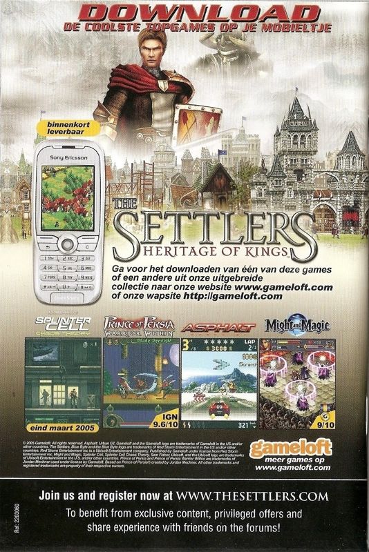 Manual for Heritage of Kings: The Settlers (Windows): Back