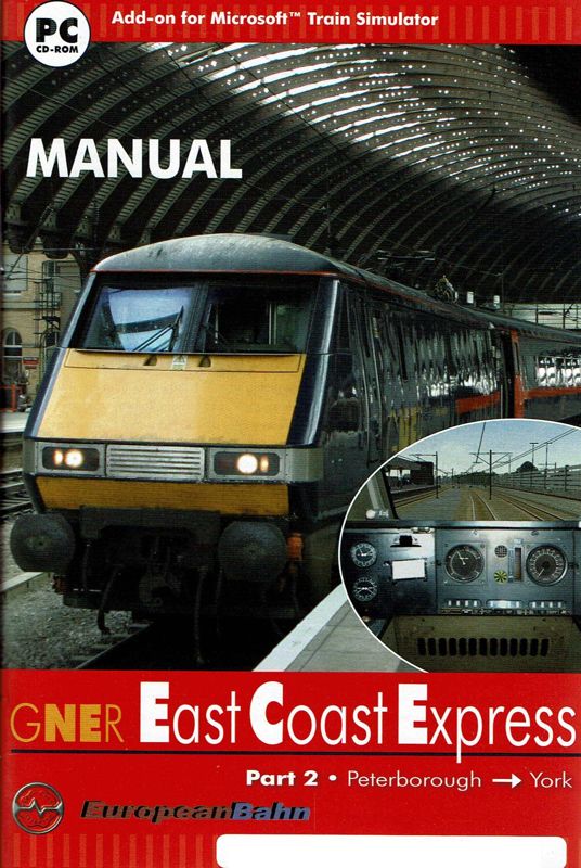 Manual for East Coast Express: Part 2 Peterborough - York (Windows): Back