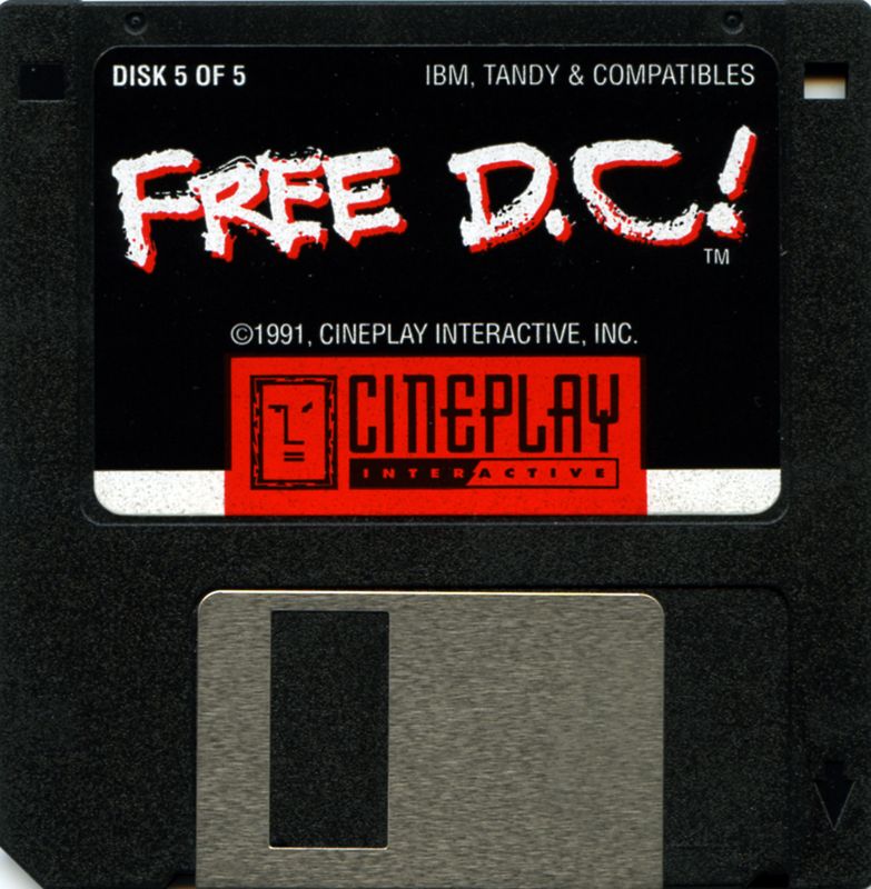 Media for Free D.C! (DOS) (3.5" and 5.25" release): Floppy 3.5" 5/5