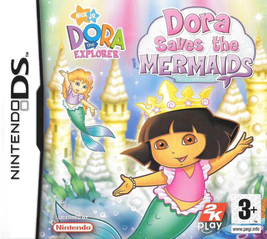 Front Cover for Dora the Explorer: Dora Saves the Mermaids (Nintendo DS)