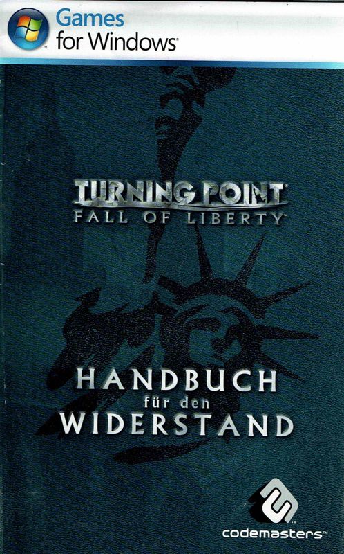 Manual for Turning Point: Fall of Liberty (Windows): Front