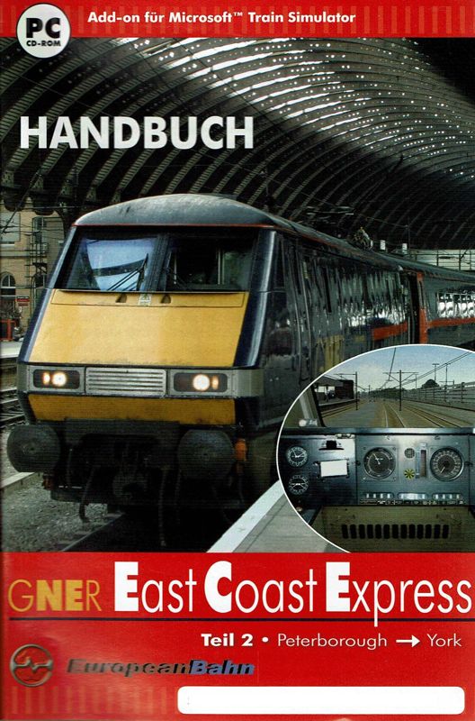 Manual for East Coast Express: Part 2 Peterborough - York (Windows): Front