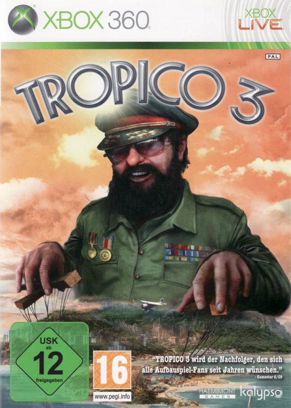 Front Cover for Tropico 3 (Xbox 360)