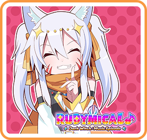 Front Cover for Dark Witch Music Episode: Rudymical (Nintendo Switch) (download release)
