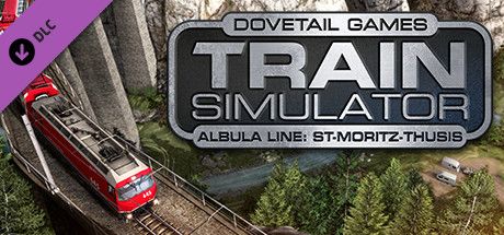 Front Cover for Train Simulator: Albula Line: St-Moritz - Thusis (Windows) (Steam release)