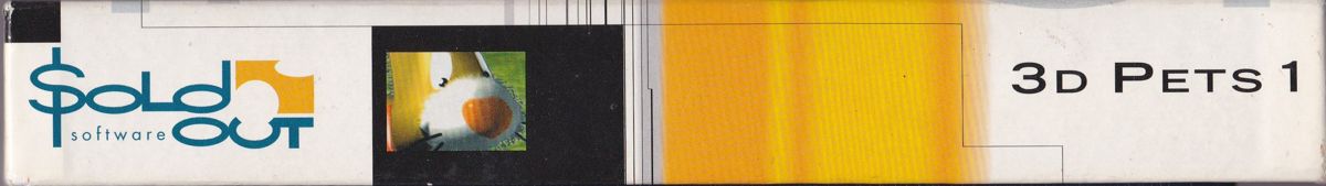 Spine/Sides for 3D Pets 1 (Windows) (Sold Out Software release (late 1990s)): Top Half - Right