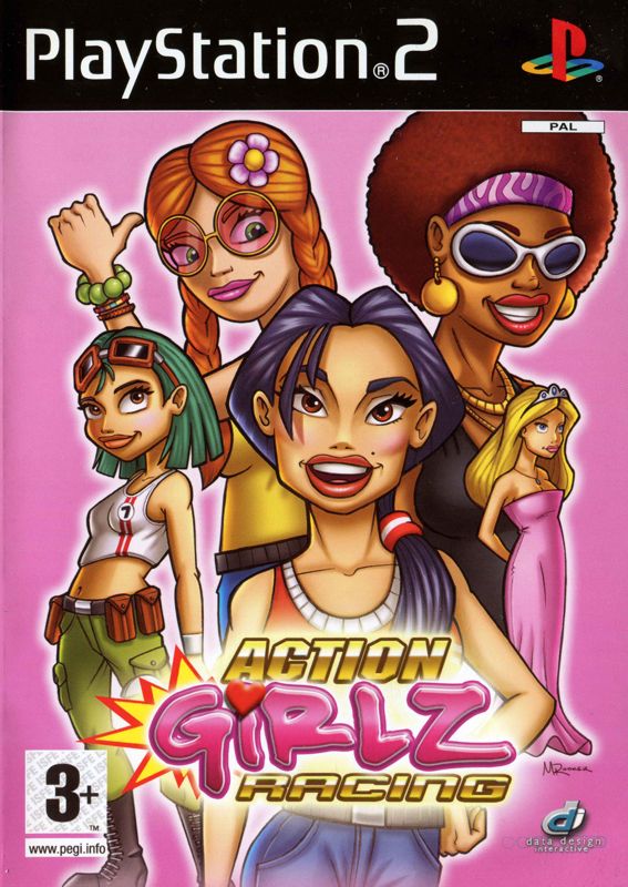 Front Cover for Action Girlz Racing (PlayStation 2)