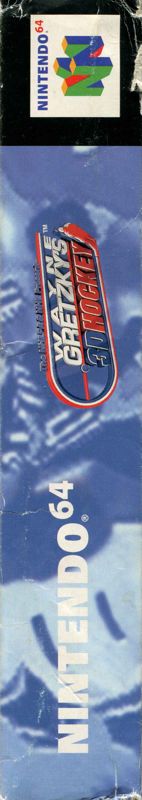 Spine/Sides for Wayne Gretzky's 3D Hockey (Nintendo 64): Top