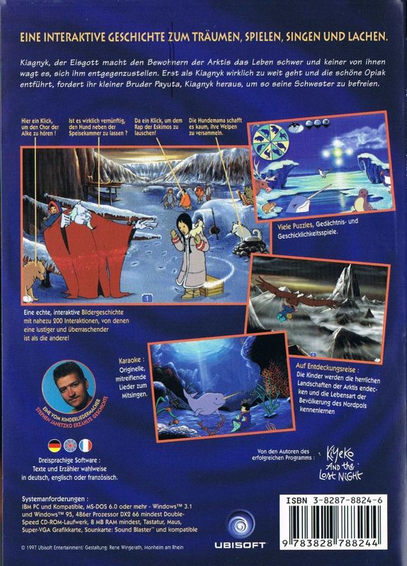 Back Cover for Payuta and the Ice God (Windows 3.x)