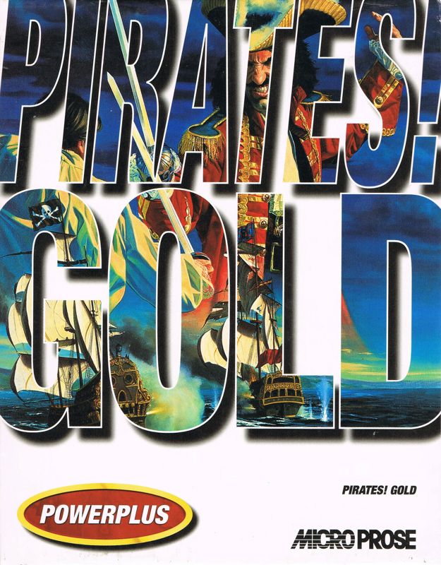 Front Cover for Pirates! Gold (DOS) (Powerplus release)