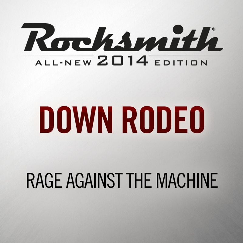 Front Cover for Rocksmith: All-new 2014 Edition - Rage Against the Machine: Down Rodeo (PlayStation 3 and PlayStation 4) (download release)