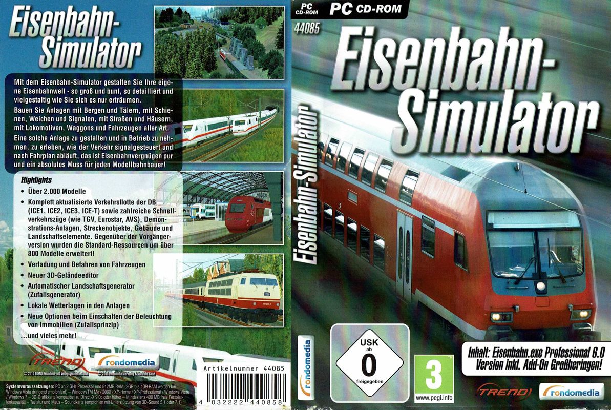 Full Cover for Eisenbahn.exe Professional 6.0 - Gold Version (Windows) (re-release)