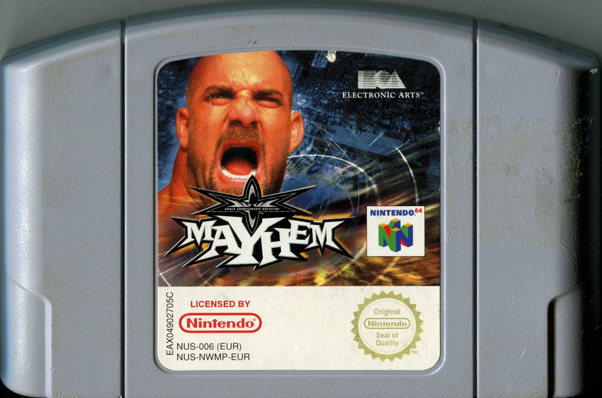 Media for WCW Mayhem (Nintendo 64): Front