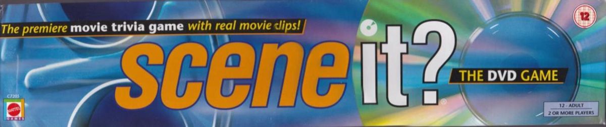 Spine/Sides for Scene It?: The DVD Movie Game (DVD Player): Lid: Top