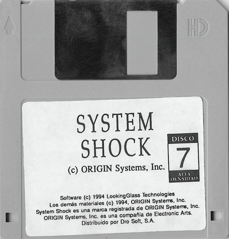 Media for System Shock (DOS): Disk 7