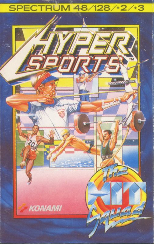 Front Cover for Hyper Sports (ZX Spectrum) (The Hit Squad release)