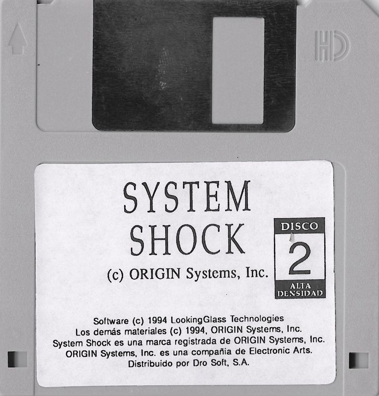 Media for System Shock (DOS): Disk 2