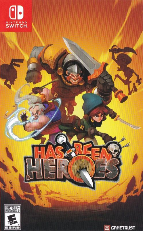 Front Cover for Has-Been Heroes (Nintendo Switch)