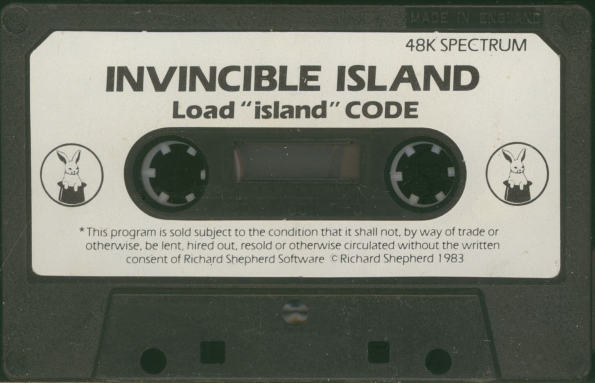 Media for Invincible Island (ZX Spectrum)