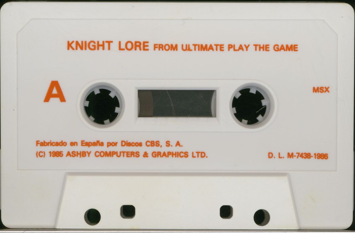 Media for Knight Lore (MSX)