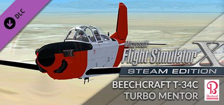 Front Cover for Microsoft Flight Simulator X: Steam Edition - Beechcraft T-34C Turbo Mentor (Windows) (Steam release)