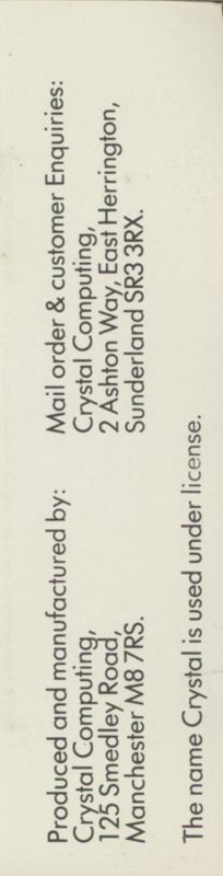 Inside Cover for It's the Wooluf! (ZX Spectrum)