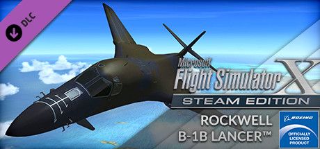 Front Cover for Microsoft Flight Simulator X: Steam Edition - Rockwell B-1B Lancer (Windows) (Steam release)