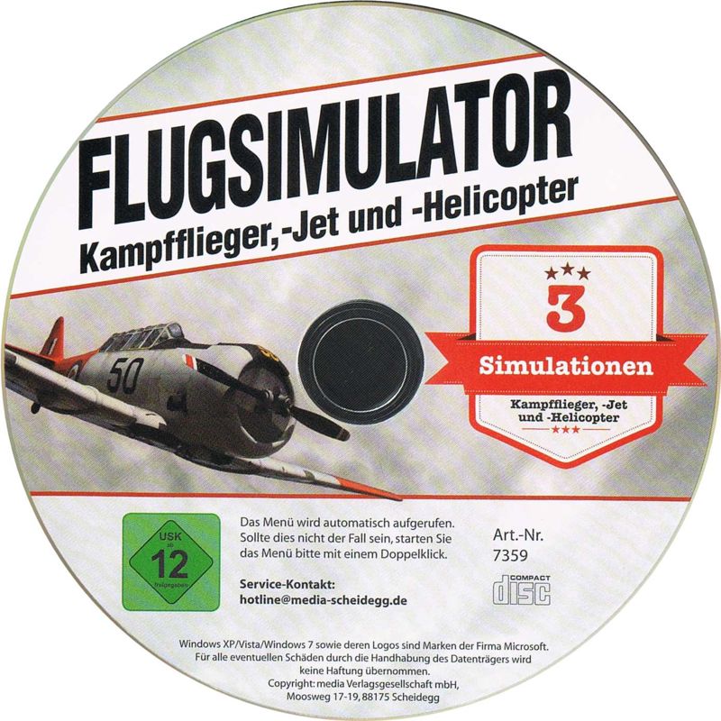 Media for Flug Simulator: 60 Helikopter & Flugzeuge (Windows) (2012 release)