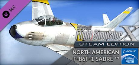 Front Cover for Microsoft Flight Simulator X: Steam Edition - North American F-86F-1 Sabre (Windows) (Steam release)