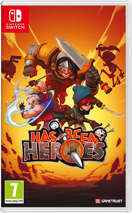 Front Cover for Has-Been Heroes (Nintendo Switch) (download release)