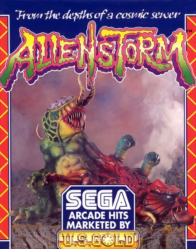 Front Cover for Alien Storm (Commodore 64)
