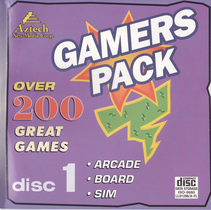 Other for Gamers Pack (Windows and Windows 16-bit): Disc 1 Jewel Case: Front