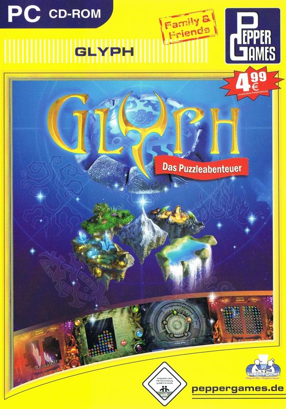 Front Cover for Glyph (Windows) (Pepper Games release)