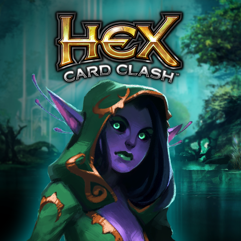 Front Cover for Hex: Card Clash (PlayStation 4) (download release)