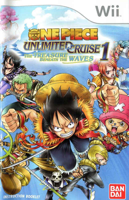 Manual for One Piece: Unlimited Cruise 1 - The Treasure Beneath the Waves (Wii): Front
