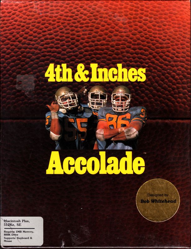 Front Cover for 4th & Inches (Macintosh)
