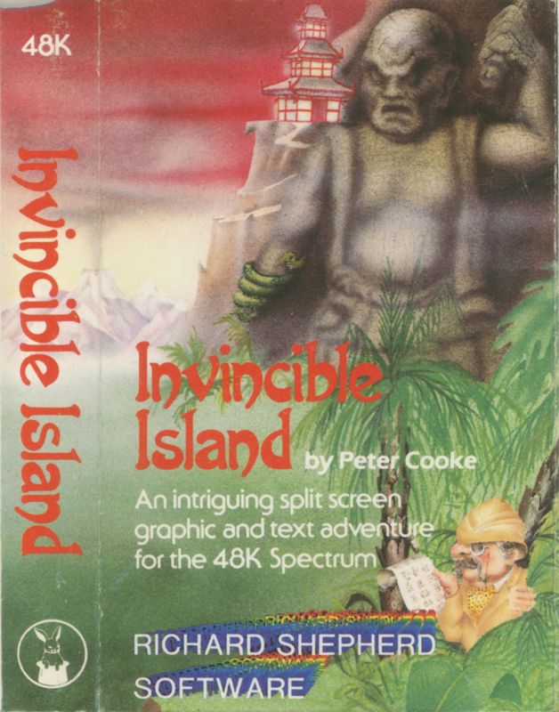 Full Cover for Invincible Island (ZX Spectrum)