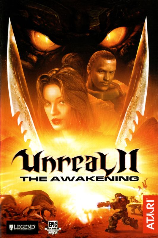 Manual for Unreal II: The Awakening (Windows): Front