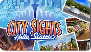 Front Cover for City Sights: Hello, Seattle! (Windows) (I-Play/MSN/Oberon Media/Pogo release)