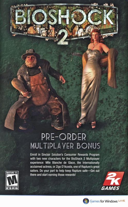 Other for BioShock 2 (Windows) (64-bit and Multicore optimized version): Pre-Order Multi-player Bonus