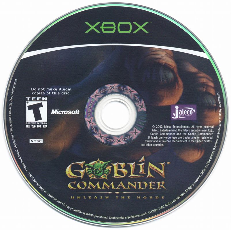Goblin Commander Unleash the Horde cover or packaging material MobyGames