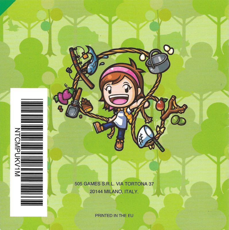 Manual for Camping Mama: Outdoor Adventures (Nintendo DS): Back