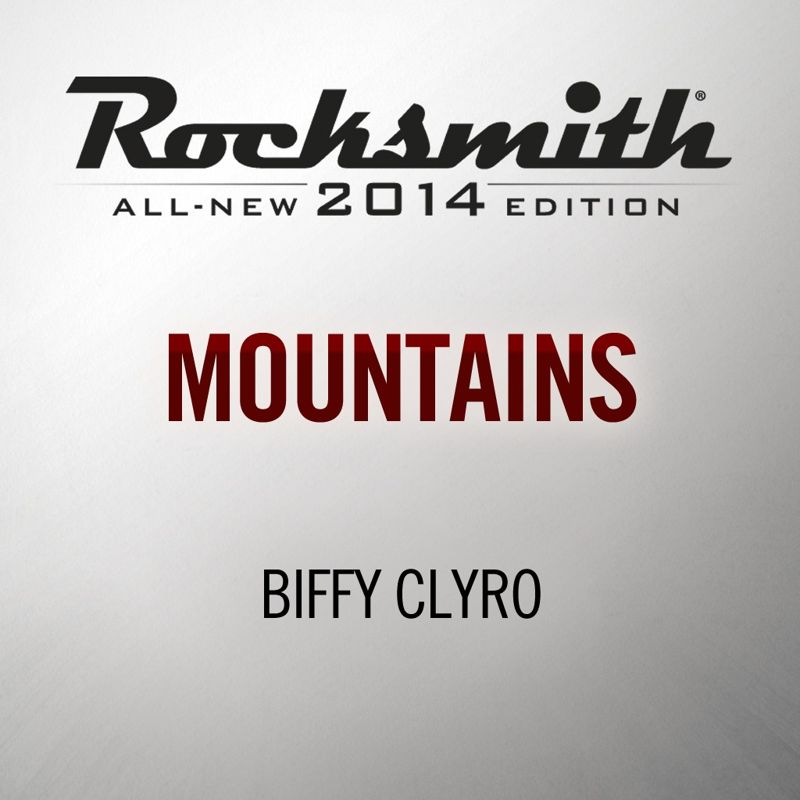 Front Cover for Rocksmith: All-new 2014 Edition - Biffy Clyro: Mountains (PlayStation 3 and PlayStation 4) (download release)