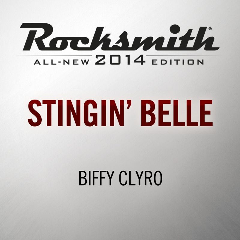 Front Cover for Rocksmith: All-new 2014 Edition - Biffy Clyro: Stingin’ Belle (PlayStation 3 and PlayStation 4) (download release)
