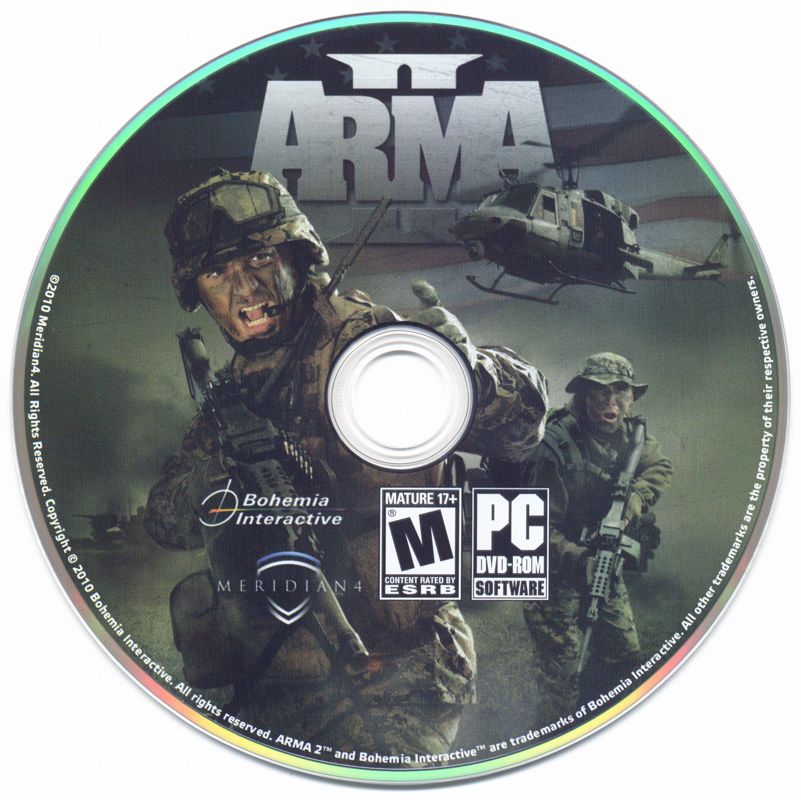 Media for Arma II: Combined Operations (Windows): ArmA II disc