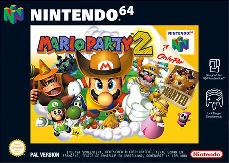 Front Cover for Mario Party 2 (Wii U) (download release)