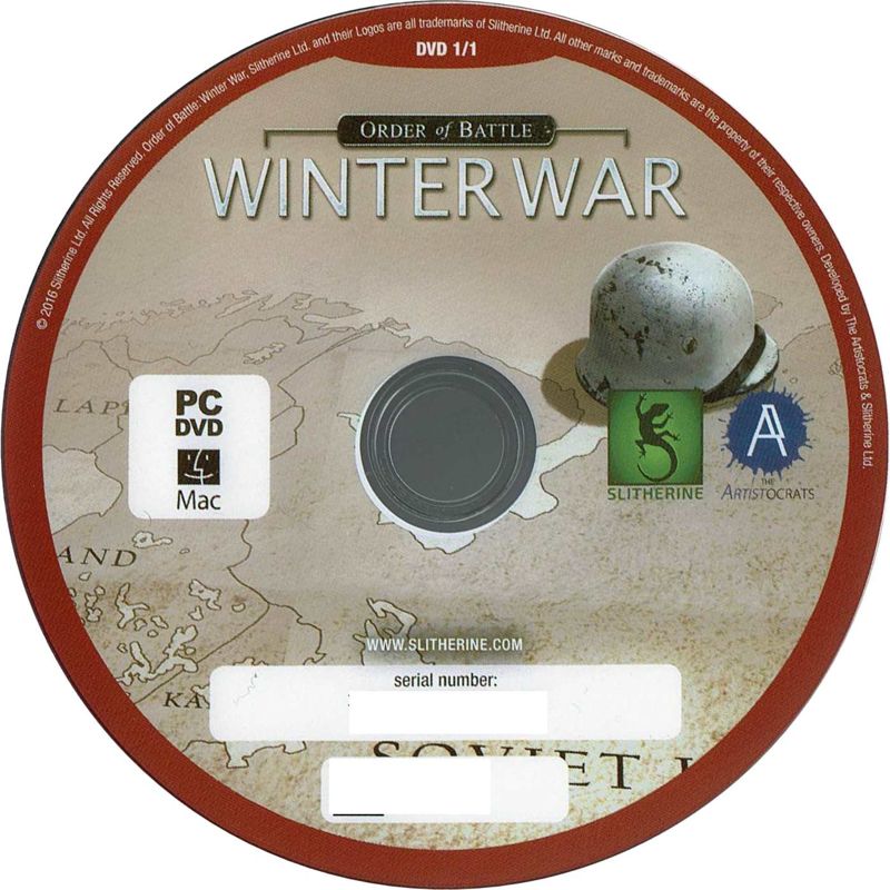Media for Order of Battle: Winter War (Macintosh and Windows) (Mail order release)